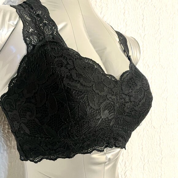 5 for $25 💙 Serra Black Lace Bralette - Picture 2 of 6